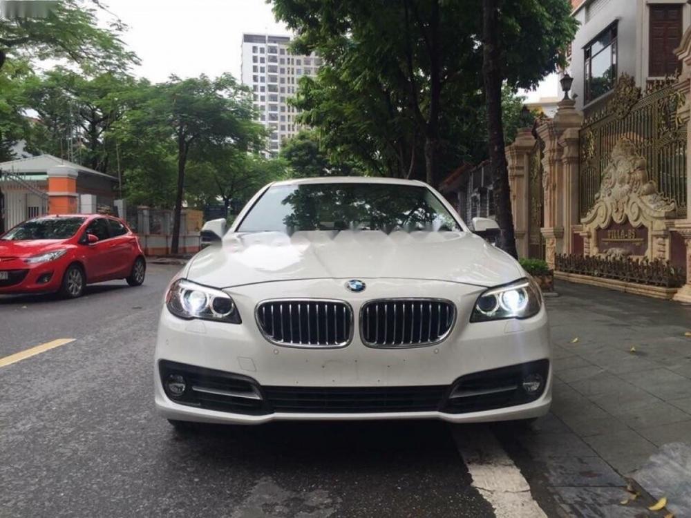 BMW 5 Series 520i 2014 - Chính chủ bán BMW 5 Series 520i 2014, màu trắng, nhập khẩu