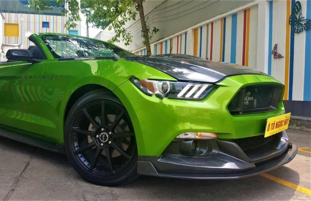 Ford Mustang EcoBoost 2015 - Cần bán Ford Mustang 2.3L năm sản xuất 2015, màu xanh lam, nhập khẩu số tự động