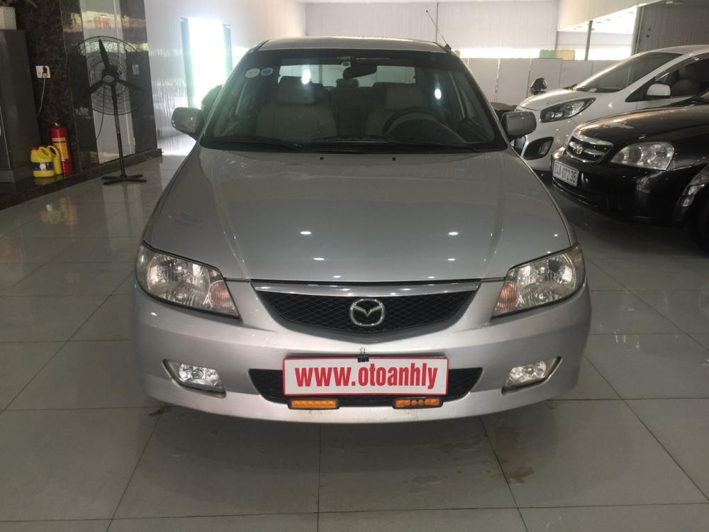 Mazda 323 1.6 2003 - Cần bán Mazda 323 1.6 đời 2003, màu bạc