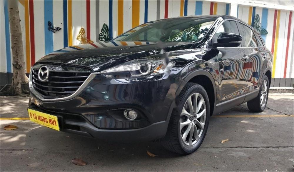 Mazda CX 9 3.7 AT AWD 2014 - Cần bán lại xe Mazda CX 9 3.7 AT AWD sản xuất 2014, màu đen, xe nhập  