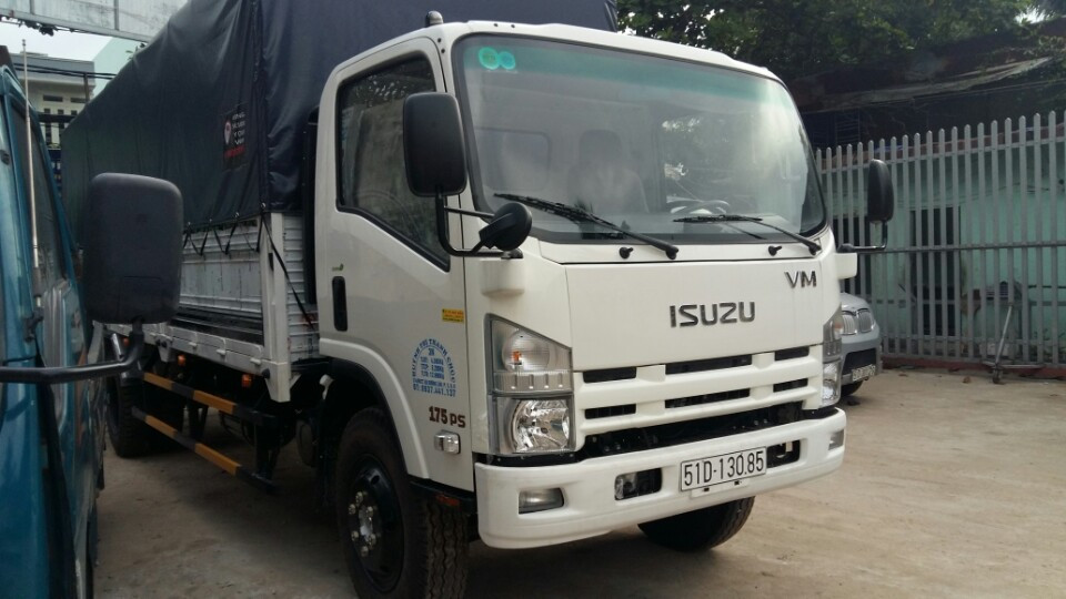 Isuzu QKR 2017 - Bán Isuzu Vĩnh Phát/ Isuzu VM 8.2 tấn, Thùng mui bạt dài 7m, giá tốt, hỗ trợ trả góp cao, giao xe tận nhà 