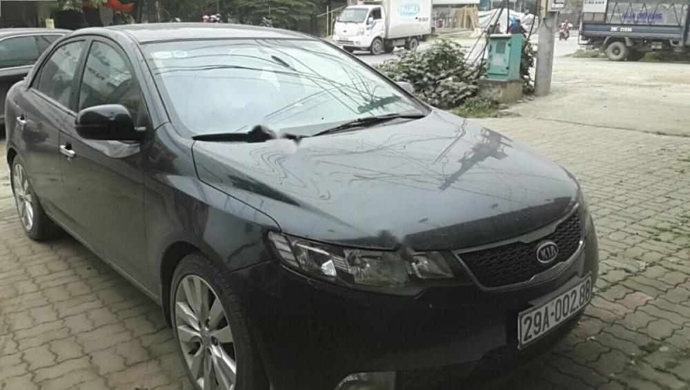 Kia Cerato 1.6 AT 2011 - Bán Kia Cerato 1.6 AT sản xuất năm 2011, màu đen, nhập khẩu Hàn Quốc