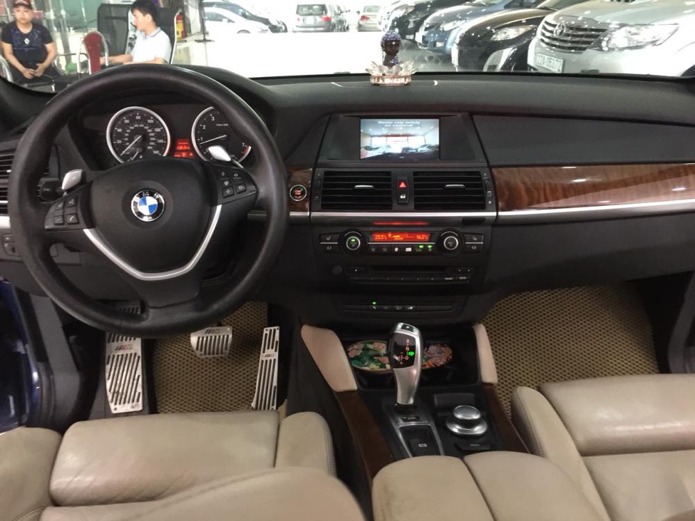 BMW X6 3.0AT 2008 - Cần bán xe BMW X6 3.0AT sản xuất năm 2008, màu xanh lam, nhập khẩu nguyên chiếc số tự động