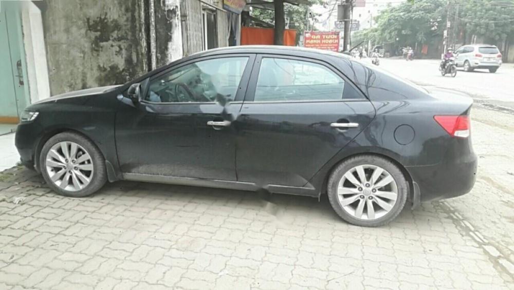 Kia Cerato 1.6 AT 2011 - Bán Kia Cerato 1.6 AT sản xuất năm 2011, màu đen, nhập khẩu Hàn Quốc