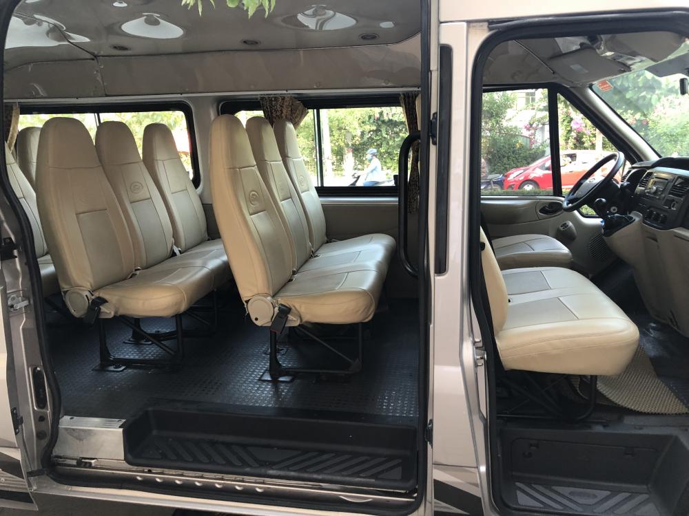 Ford Transit 2014 - Bán Transit cuối 2014 màu bạc 16 chỗ, xe nhà xài kĩ không chạy kinh doanh, dịch vụ