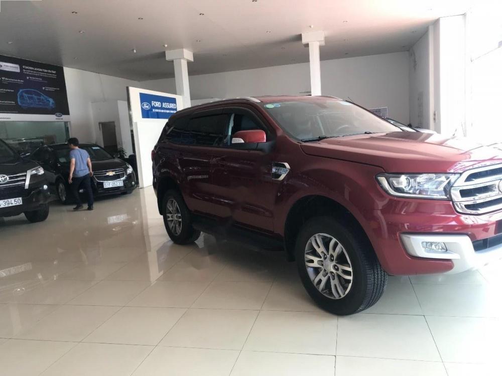 Ford Everest 2016 - Bán Ford Everest 2016, màu đỏ, nhập khẩu  