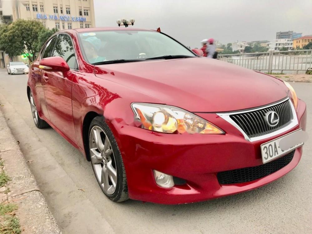 Lexus IS 250 2009 - Chính chủ bán ô tô Lexus IS 250 đời 2009, màu đỏ, nhập khẩu