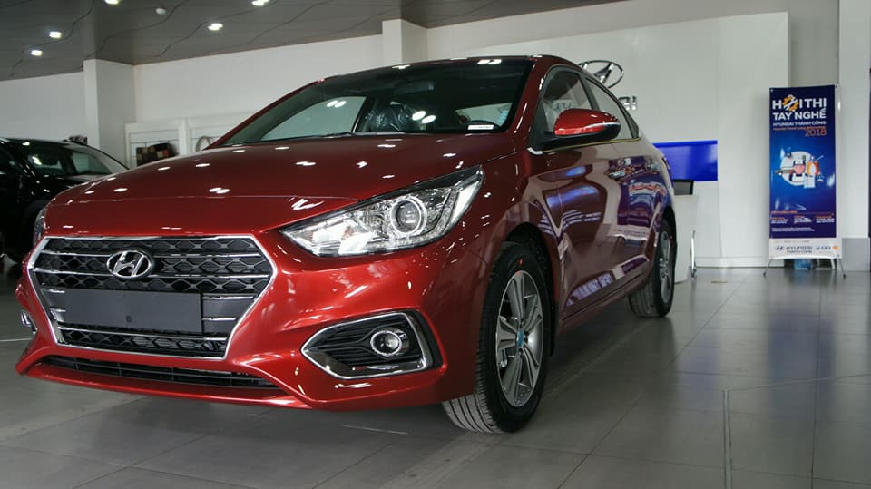 Hyundai Accent 2018 - Hyundai Bà Rịa Vũng Tàu--Bán ô tô Hyundai Accent năm sản xuất 2018, màu đỏ, giá tốt