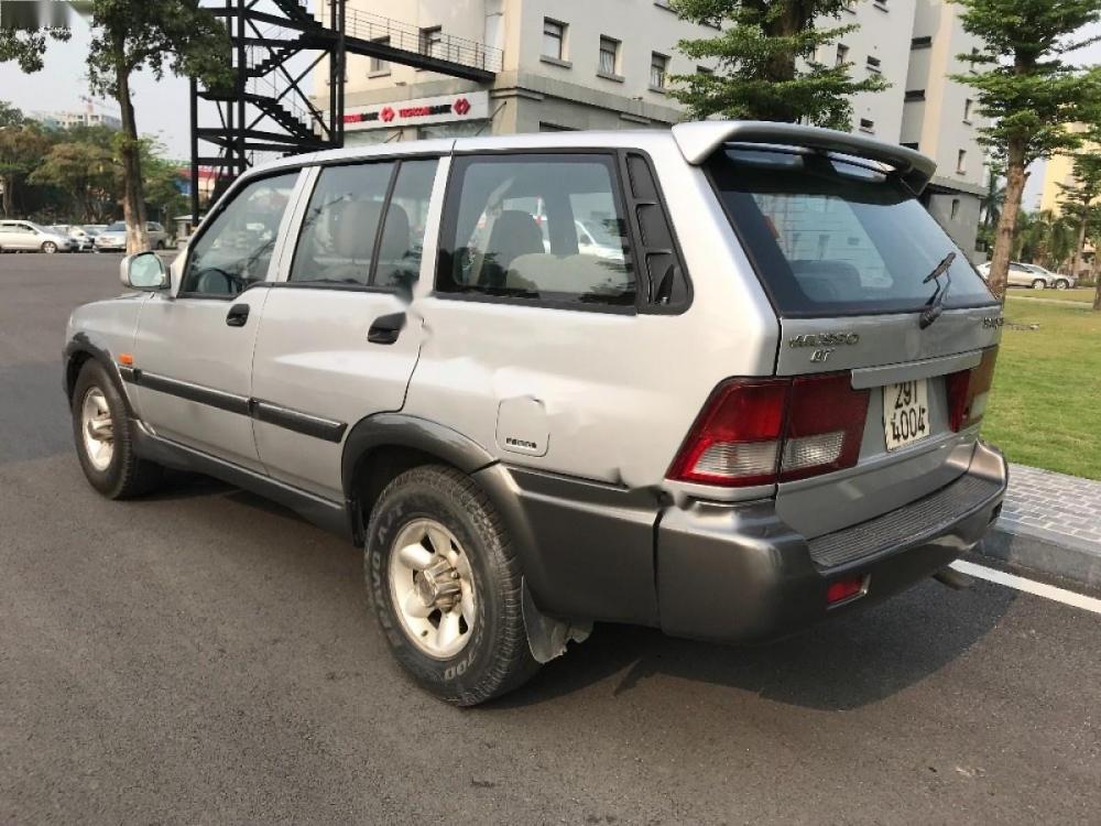 Ssangyong Musso 2.3 2003 - Bán Ssangyong Musso 2.3MT 2003, màu bạc 