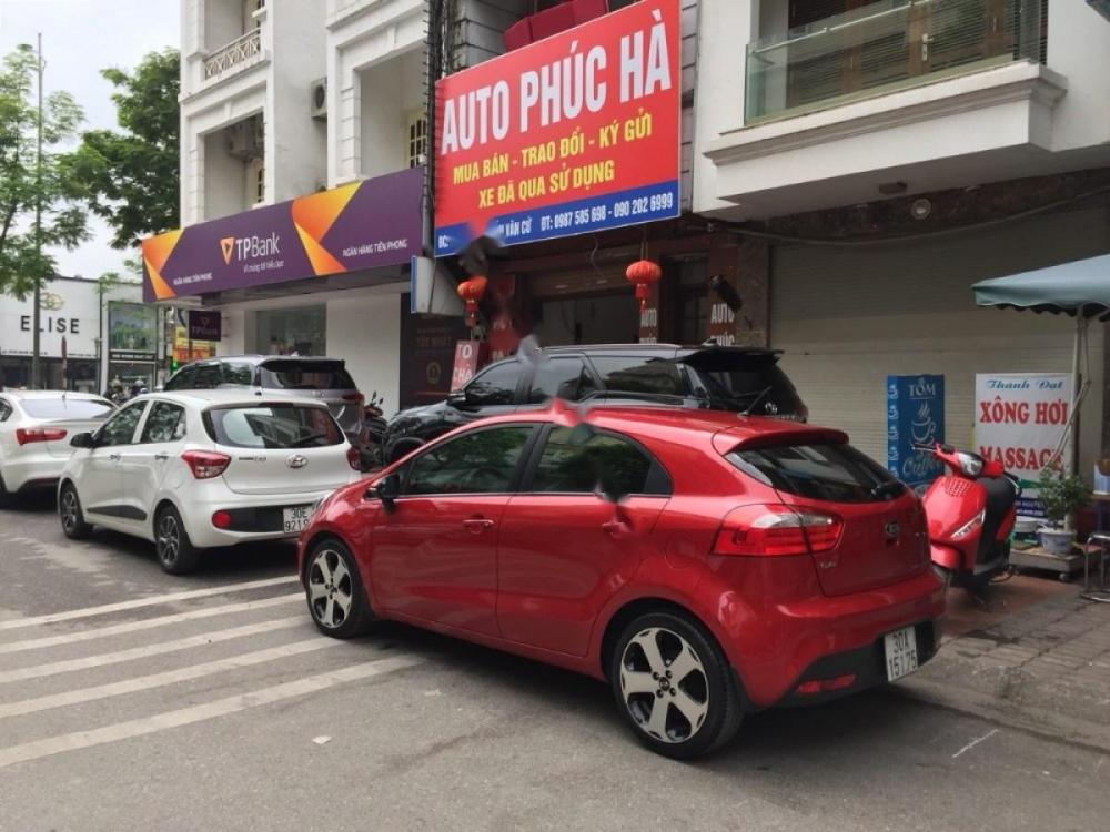 Kia Rio 1.4 AT 2014 - Bán Kia Rio 1.4 AT 2014, màu đỏ, nhập khẩu  