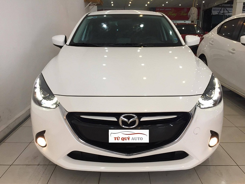 Mazda 2 2015 - Bán Mazda 2 đời 2015, màu trắng, nhập khẩu Thái Lan, số tự động, 535tr