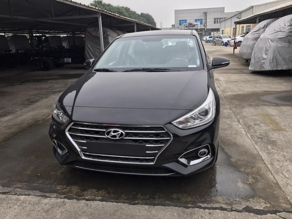 Hyundai Accent 2018 - Cần bán xe Hyundai Accent full 2018, màu đen giá cạnh tranh