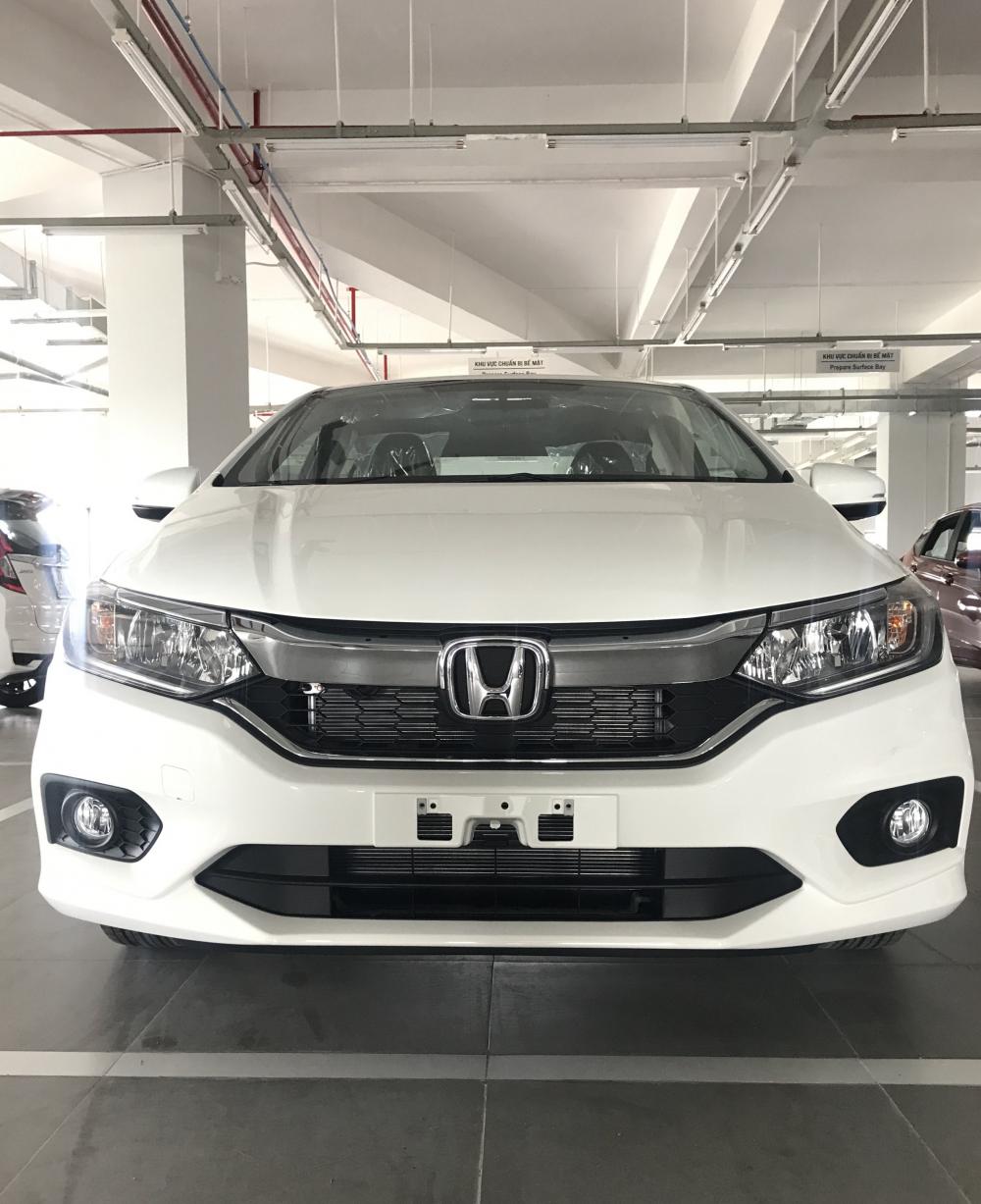 Honda City  1.5 CVT 2018 - Bán xe Honda City 1.5 CVT sản xuất năm 2018, màu trắng, giá chỉ 559 triệu