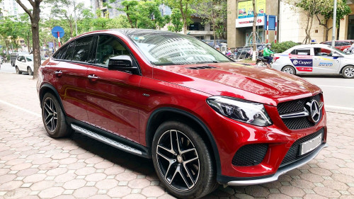 Mercedes-Benz GLE-Class  GLE43 AMG  3.0AT  2017 - Bán Mercedes GLE43 AMG  3.0AT sản xuất 2017, màu đỏ, xe nhập