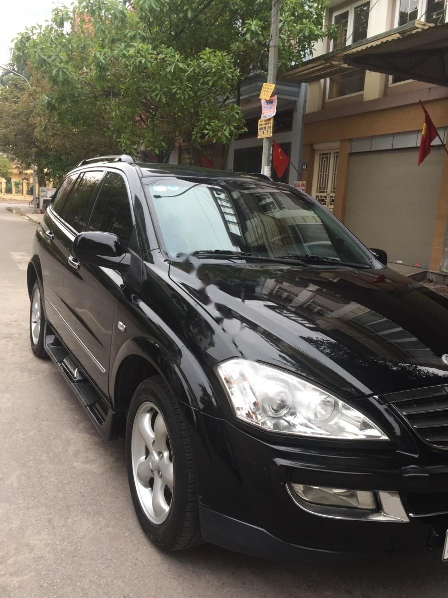 Ssangyong Kyron 2008 - Cần bán xe 7 chỗ Ssangyong Kyron sản xuất năm 2008, màu đen, xe nhập như mới