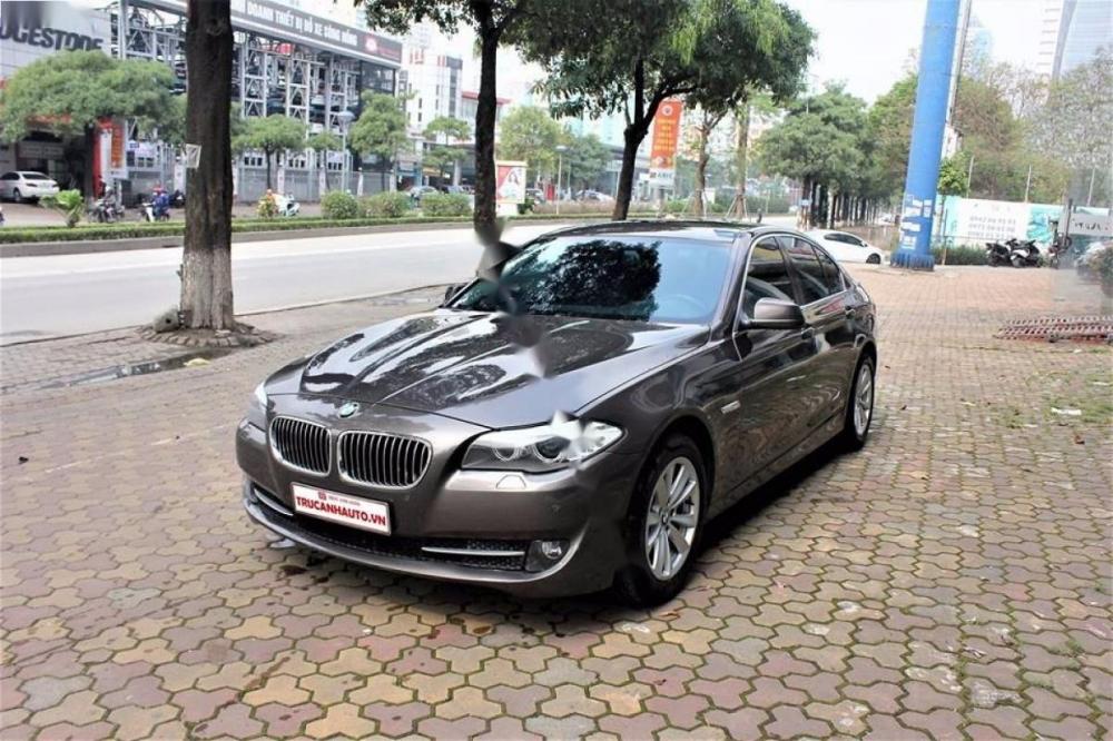 BMW 5 Series 523i 2011 - Cần bán gấp BMW 5 Series 523i đời 2011, màu nâu, nhập khẩu nguyên chiếc