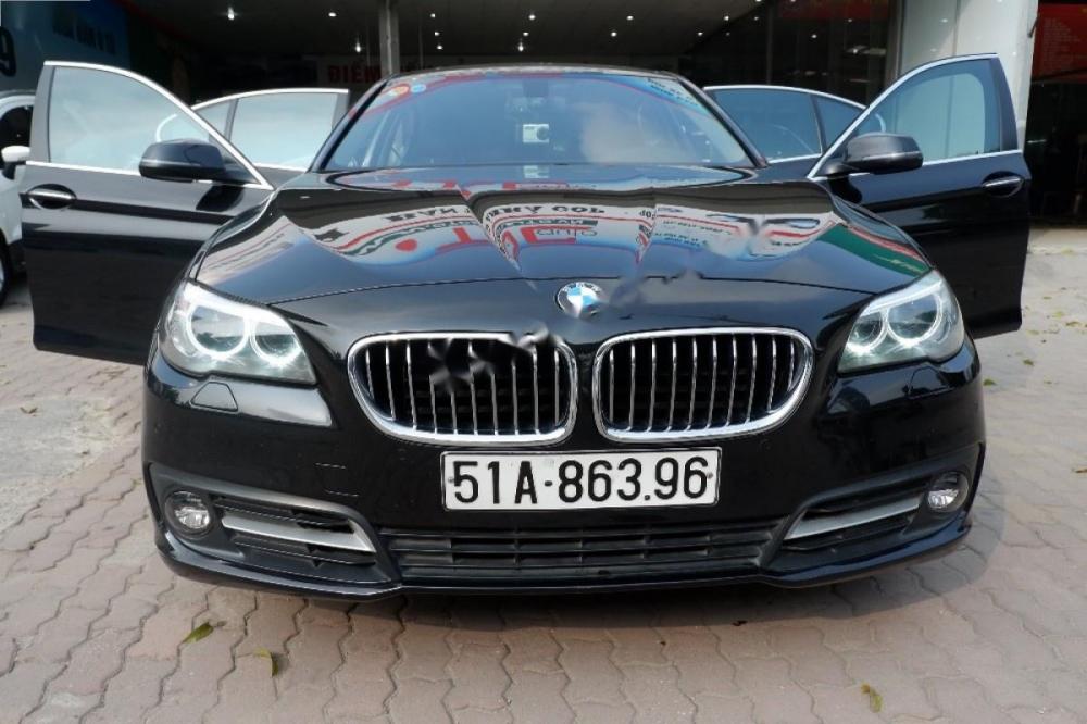 BMW 5 Series 520i 2014 - Bán BMW 5 Series 520i đời 2014, màu đen, nhập khẩu