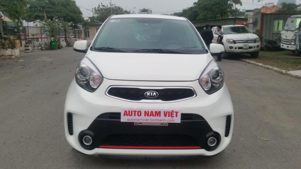 Kia Morning Si 1.25AT 2016 - Cần bán xe Kia Morning Si 1.25AT đời 2016, màu trắng, giá tốt