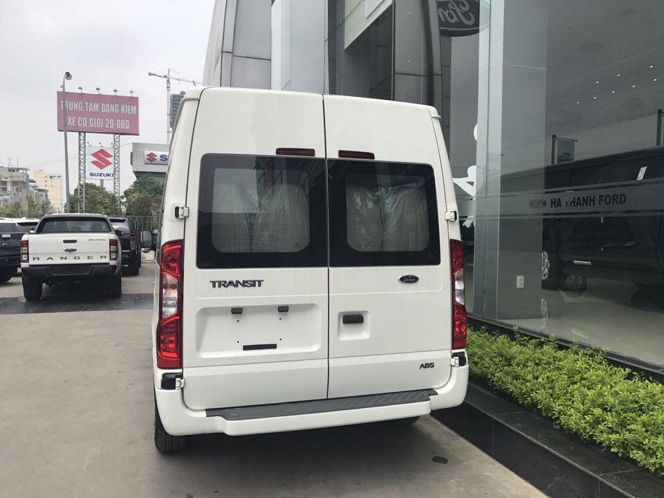 Ford Transit SVP 2018 - Bán xe Ford Transit SVP 2018, màu trắng, giá ưu đãi, hỗ trợ ngân hàng 70%, đủ màu giao xe tại Phú Thọ - 0963605050