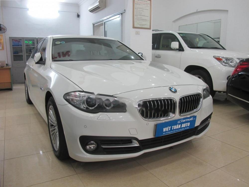 BMW 5 Series  520i 2013 - Bán BMW 5 Series 520i đời 2013, màu trắng, nhập khẩu  