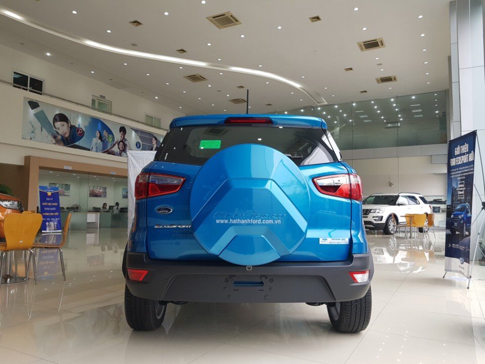 Ford EcoSport Titanium AT 2018 - Bán Ford EcoSport Titanium 2018, màu xanh lam, giá tốt, giao xe tại Thái Bình