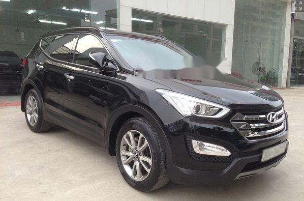 Hyundai Santa Fe 2013 - Cần bán xe Hyundai Santa Fe năm sản xuất 2013, màu đen, nhập khẩu