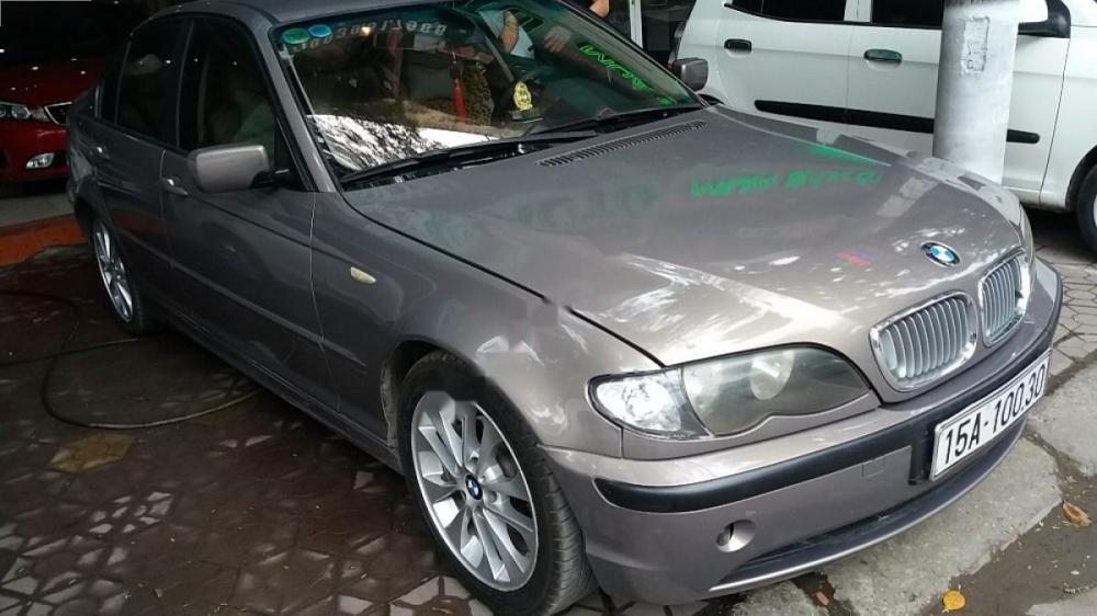 BMW 3 Series 318i 2004 - Chính chủ bán BMW 3 Series 318i sản xuất 2004, màu xám, nhập khẩu