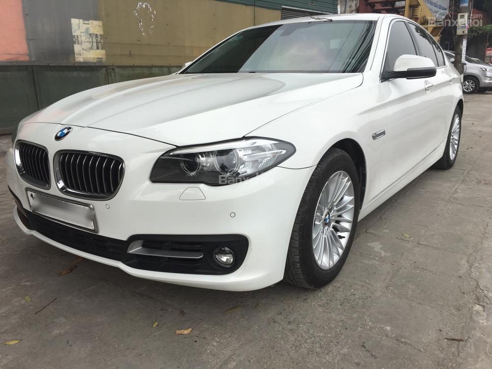 BMW 5 Series 520i 2014 - Chính chủ bán xe BMW 5 Series 520i 2014, màu trắng, nhập khẩu