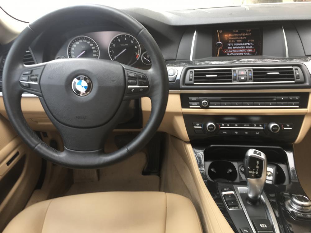 BMW 5 Series 520i 2014 - Chính chủ bán xe BMW 5 Series 520i 2014, màu trắng, nhập khẩu