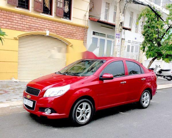 Chevrolet Aveo   LTZ 2015 - Cần bán Chevrolet Aveo LTZ năm sản xuất 2015, màu đỏ ít sử dụng