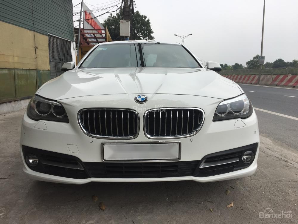 BMW 5 Series 520i 2014 - Chính chủ bán xe BMW 5 Series 520i 2014, màu trắng, nhập khẩu