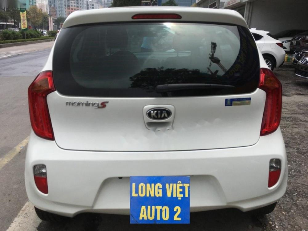 Kia Morning S AT 2015 - Bán ô tô Kia Morning S AT năm sản xuất 2015, màu trắng  