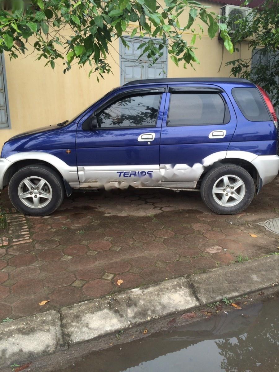 Daihatsu Terios 1.3 4x4 MT 2003 - Bán ô tô Daihatsu Terios 1.3 4x4 MT đời 2003, màu xanh lam