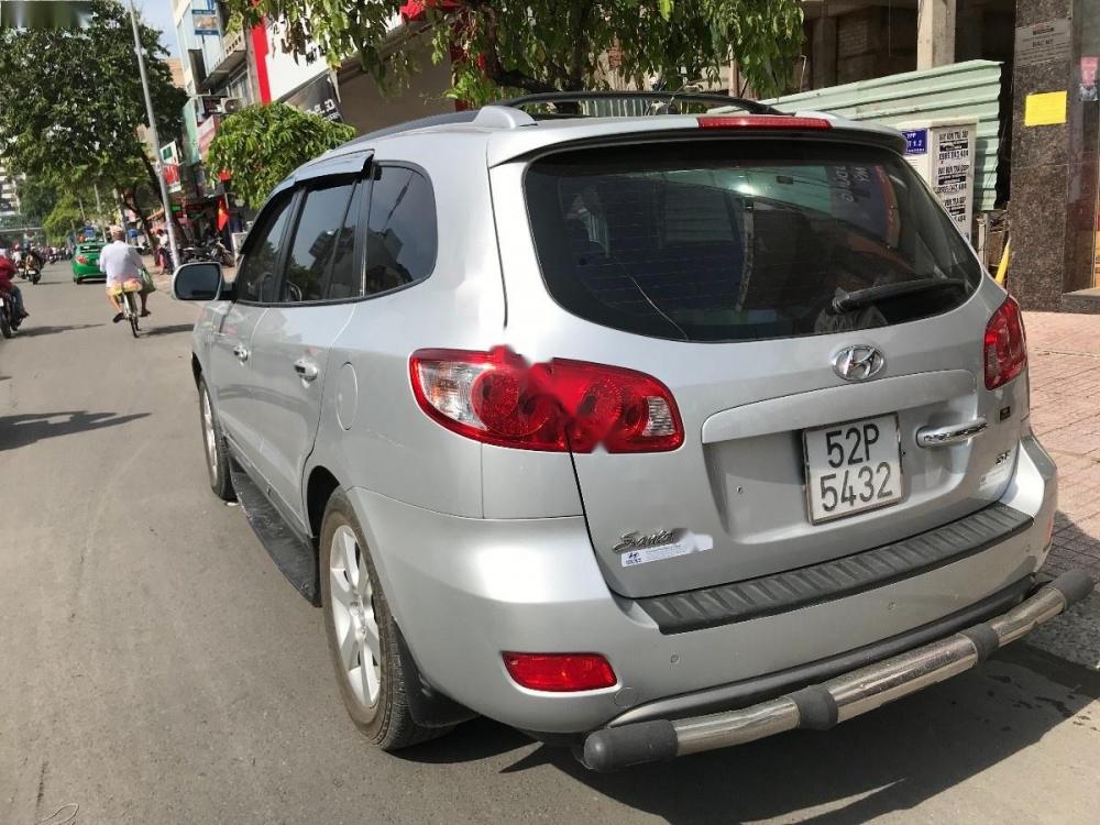 Hyundai Santa Fe SLX 2008 - Cần bán gấp Hyundai Santa Fe Slx 2008, màu bạc, nhập khẩu nguyên chiếc xe gia đình, 580 triệu