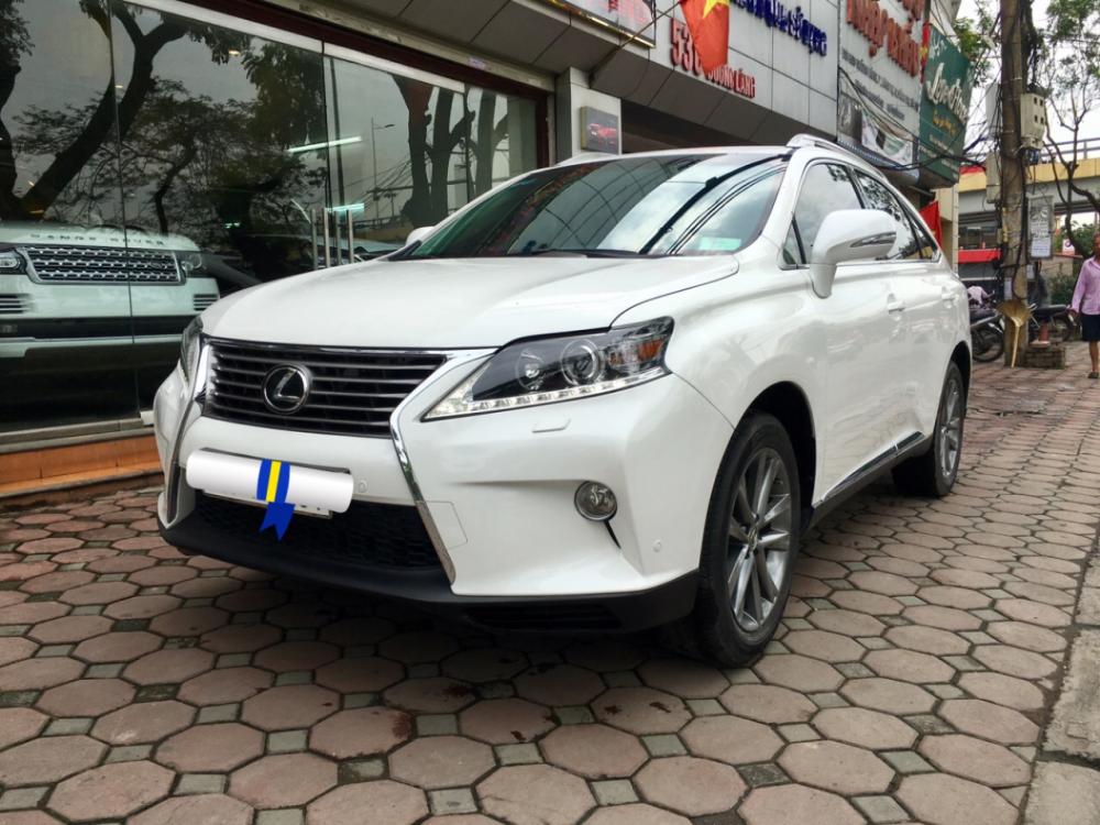 Lexus RX 350 2015 - Bán ô tô Lexus RX 350 sản xuất năm 2015, màu trắng nội thất kem 