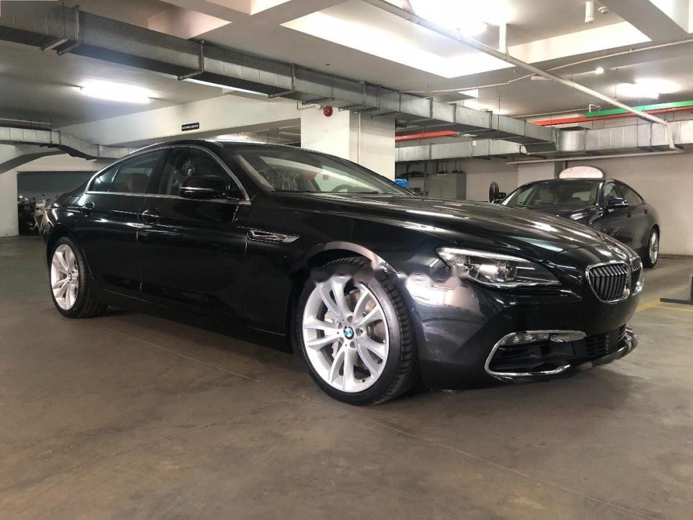 BMW 6 Series 640i Gran Coupe 2016 - Cần bán BMW 6 Series 640i Gran Coupe sản xuất năm 2016, màu đen, nhập khẩu