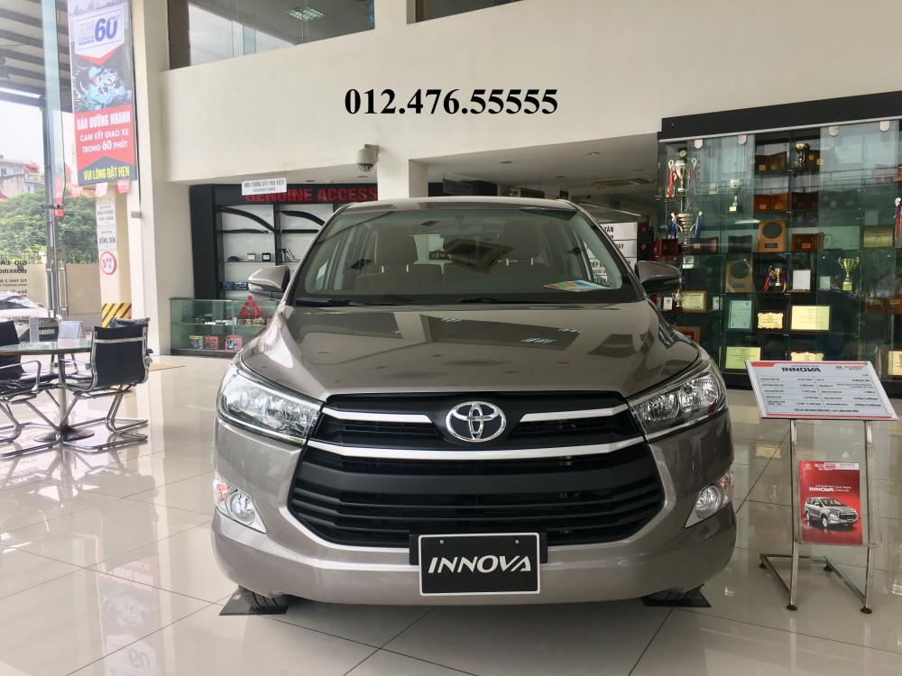 Toyota Innova G-CVT 2018 - Bán xe Innova G xe gia đình đa dụng tiện nghi, giá rẻ, trả góp từ 200 triệu. LH: 012.476.55555