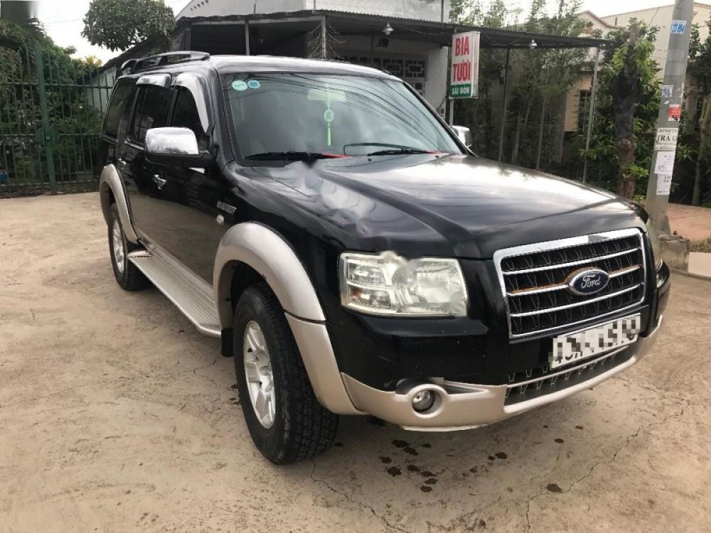 Ford Everest 2.5L 4x2 MT 2008 - Cần bán xe Ford Everest MT sản xuất năm 2008, màu đen xe gia đình, giá chỉ 368 triệu