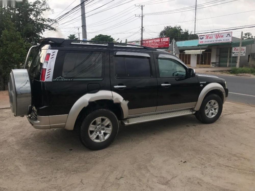 Ford Everest 2.5L 4x2 MT 2008 - Cần bán xe Ford Everest MT sản xuất năm 2008, màu đen xe gia đình, giá chỉ 368 triệu