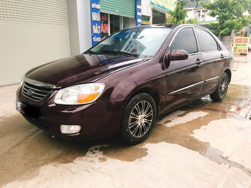 Kia Cerato LX 2008 - Cần bán Kia Cerato LX đời 2008, màu nâu, nhập khẩu nguyên chiếc, chỉ 195triệu