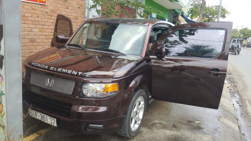 Honda Element   2.4l AT  2007 - Bán xe Honda Element 2.4l AT đời 2007, màu nâu, nhập khẩu