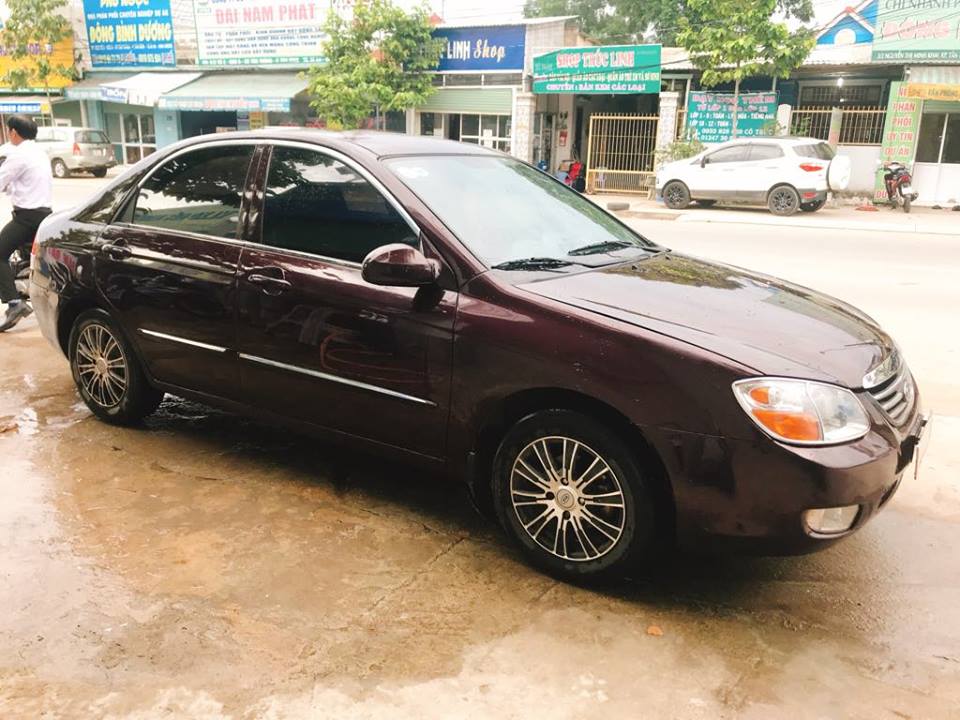 Kia Cerato LX 2008 - Cần bán Kia Cerato LX đời 2008, màu nâu, nhập khẩu nguyên chiếc, chỉ 195triệu