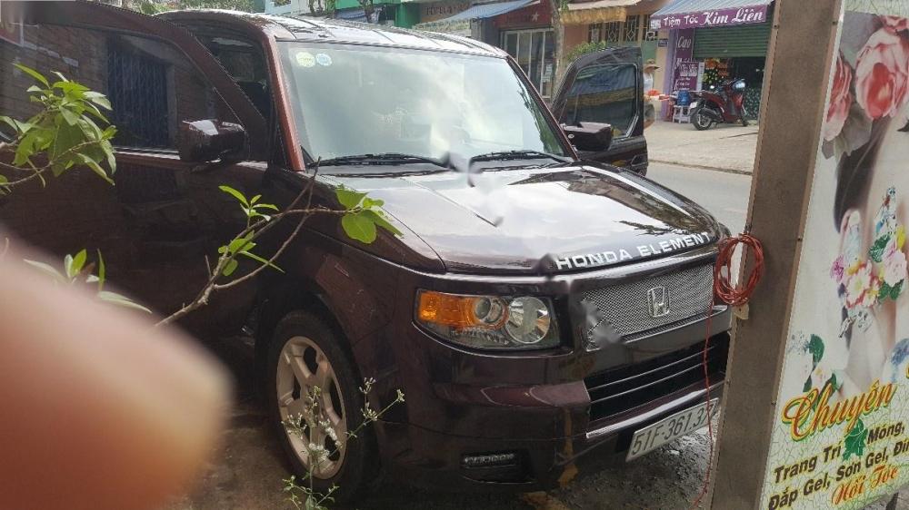 Honda Element 2.4 2007 - Cần bán gấp Honda Element 2.4 đời 2007, màu đỏ, xe nhập