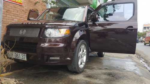 Honda Element   2.4l AT  2007 - Bán xe Honda Element 2.4l AT đời 2007, màu nâu, nhập khẩu