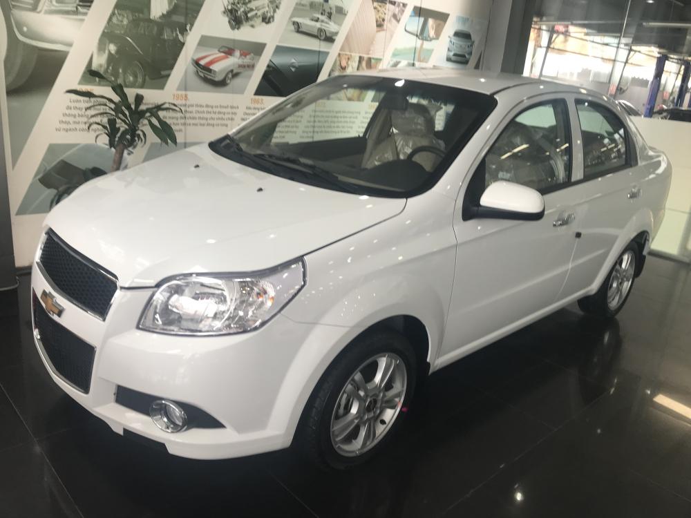 Chevrolet Aveo LT 2018 - Bán Aveo LT năm 2018, trả trước 60 triệu, tặng ngay 60 triệu