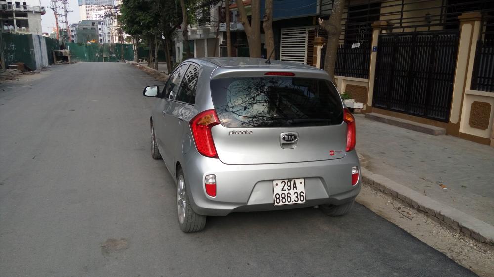 Kia Picanto S AT 1.25L 2013 - Bán Kia Picanto, 1.25 S AT, mầu bạc 2013 - 330 triệu