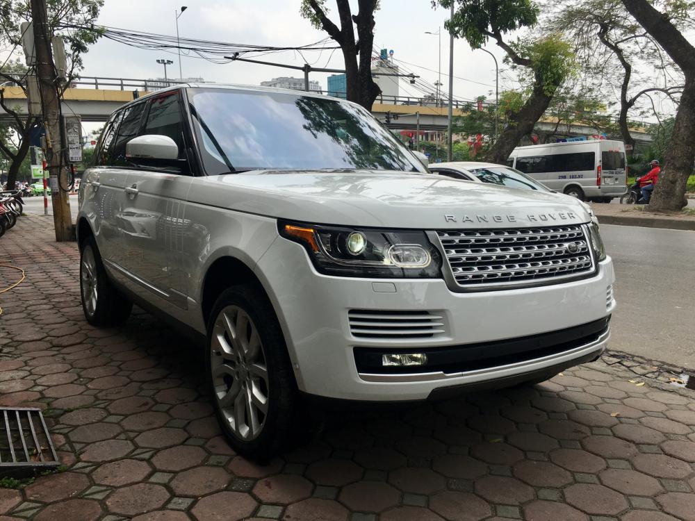 LandRover HSE 3.0 2015 - Cần bán xe LandRover Range Rover HSE 3.0 đời 2016, màu trắng, nhập khẩu  