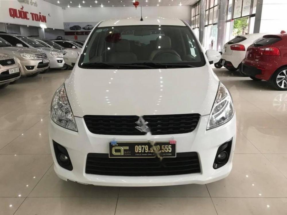 Suzuki Ertiga 2015 - Cần bán Suzuki Ertiga sản xuất năm 2015, màu trắng số tự động