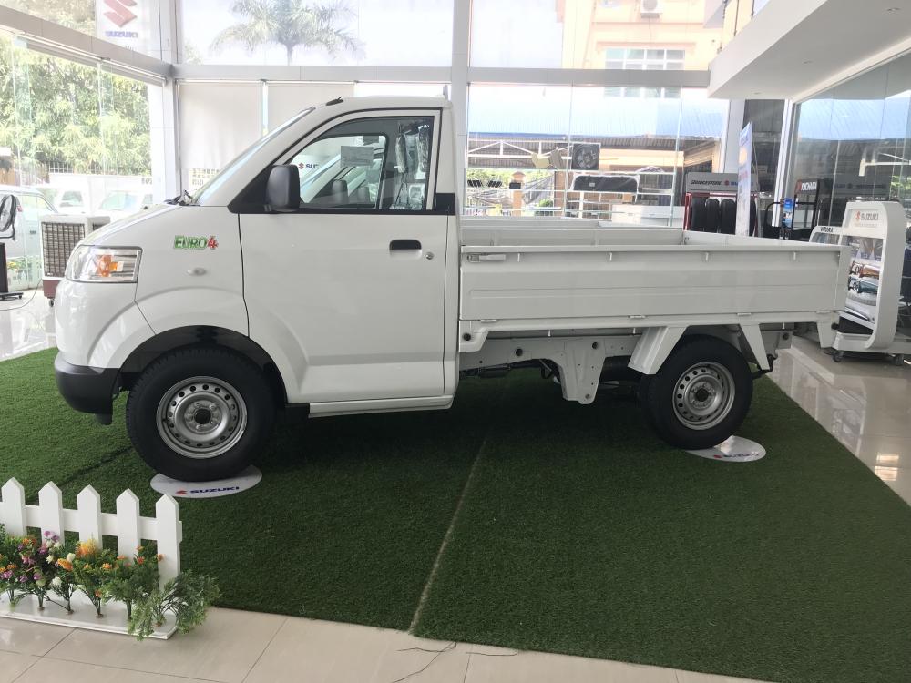 Suzuki Super Carry Pro 2018 - Bán Suzuki 7 tạ mới 100%, màu trắng, có điều hòa, có trợ lái, 312tr LH 0911.935.188