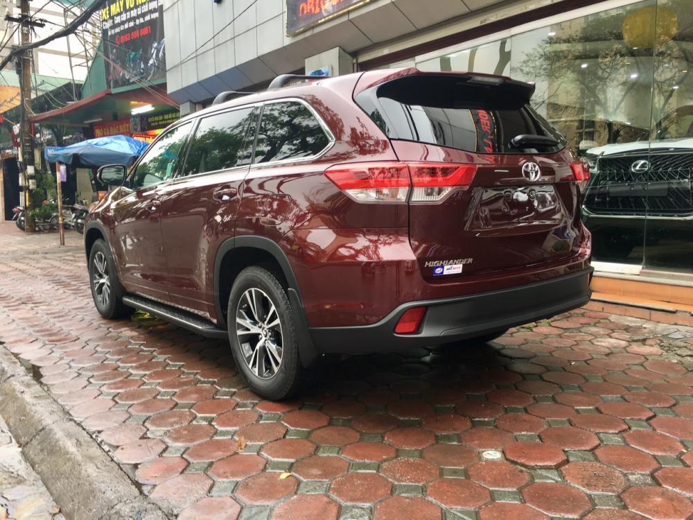 Toyota Highlander LE 2.7 2018 - Cần bán xe Toyota Highlander LE 2.7 đời 2018, màu đỏ, nhập khẩu